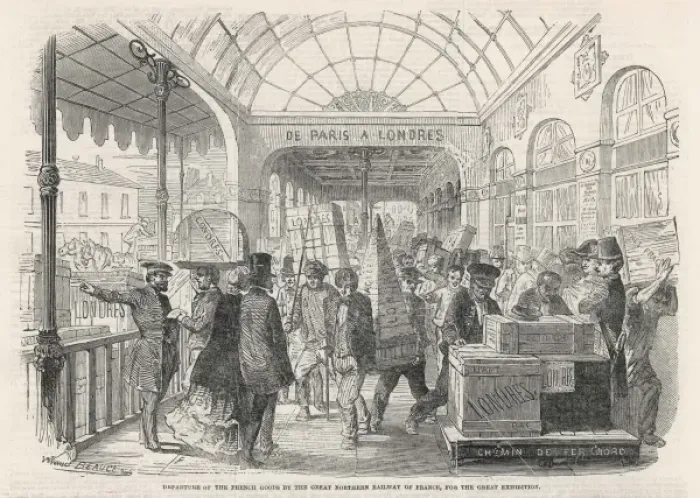 Framed Print : 1851  /  SETTING UP