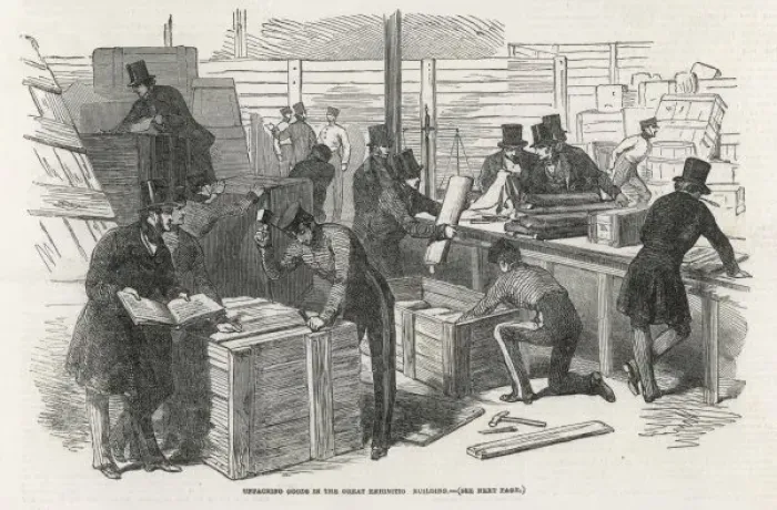 Framed Print : 1851 / SETTING UP Framed Print : 1851 / SETTING UP