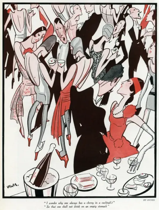 Framed Print : 1920s cocktail party gossip Framed Print : 1920s cocktail party gossip