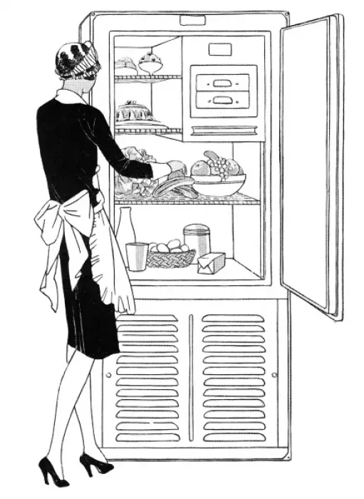 Framed Print : 1920s frigidaire Framed Print : 1920s frigidaire