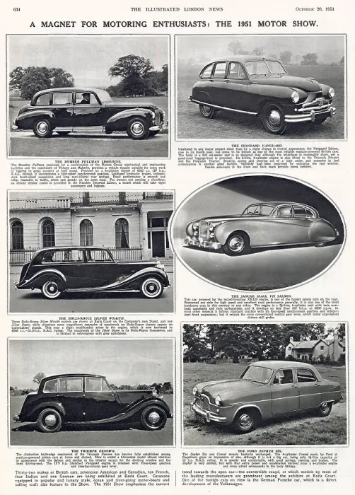 Framed Print : The 1951 Motor Show Framed Print : The 1951 Motor Show