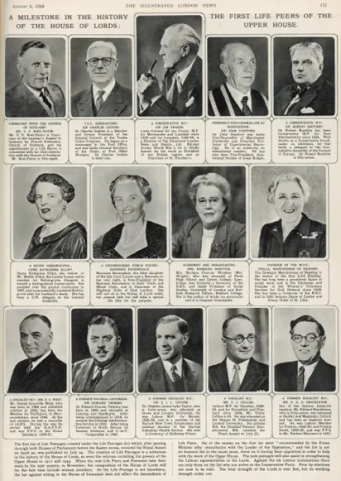 Framed Print : 1958 Creation Life Peers Framed Print : 1958 Creation Life Peers