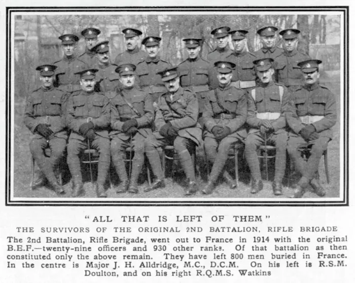 Framed Print : 2nd Battalion, Rifle Brigade survivors Framed Print : 2nd Battalion, Rifle Brigade survivors