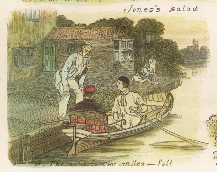 Framed Print : 3 Men and a Boat Framed Print : 3 Men and a Boat