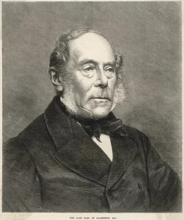 Framed Print : 4th Earl of Clarendon