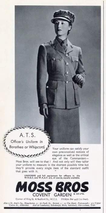 Framed Print : A. T.s officer uniform from Moss Bros 1940 Framed Print : A. T.s officer uniform from Moss Bros 1940