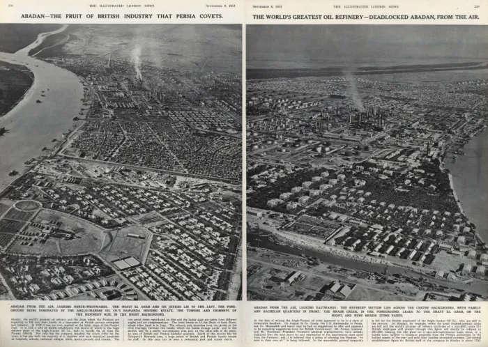Framed Print : Abadan Oil Refinery from the air Framed Print : Abadan Oil Refinery from the air