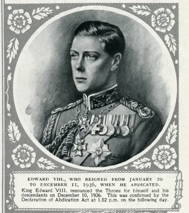Framed Print : Abdication of King Edward VIII in 1936 Framed Print : Abdication of King Edward VIII in 1936