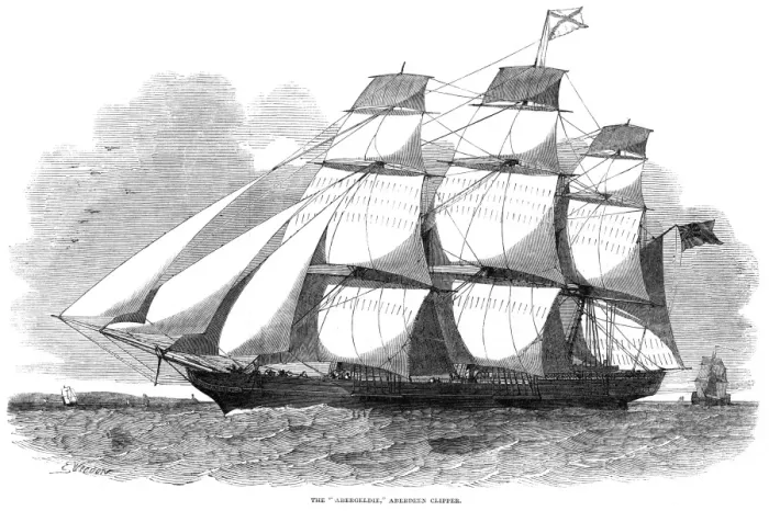 Framed Print : ABERGELDIE CLIPPER Framed Print : ABERGELDIE CLIPPER
