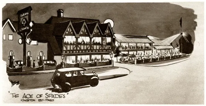 Framed Print : The Ace of Spades road house