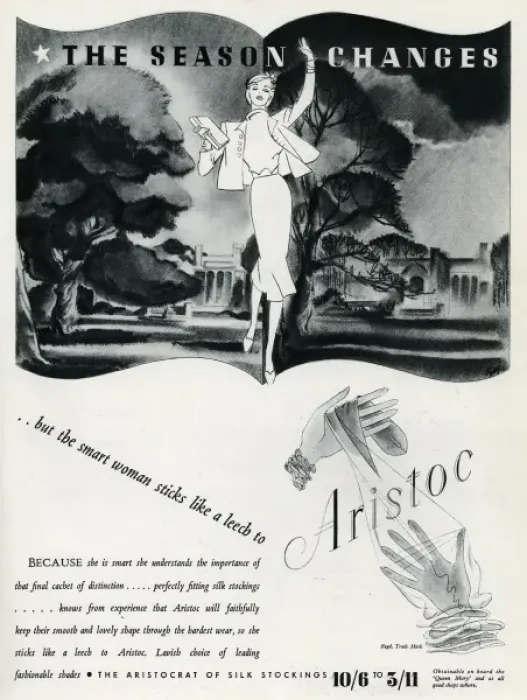 Framed Print : Advert for Aristoc stockings 1937 Framed Print : Advert for Aristoc stockings 1937