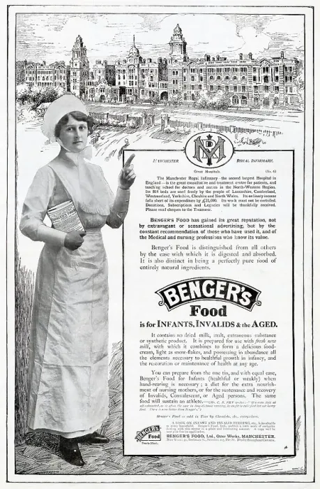 Framed Print : Advert for Benger's Infant Food 1921
