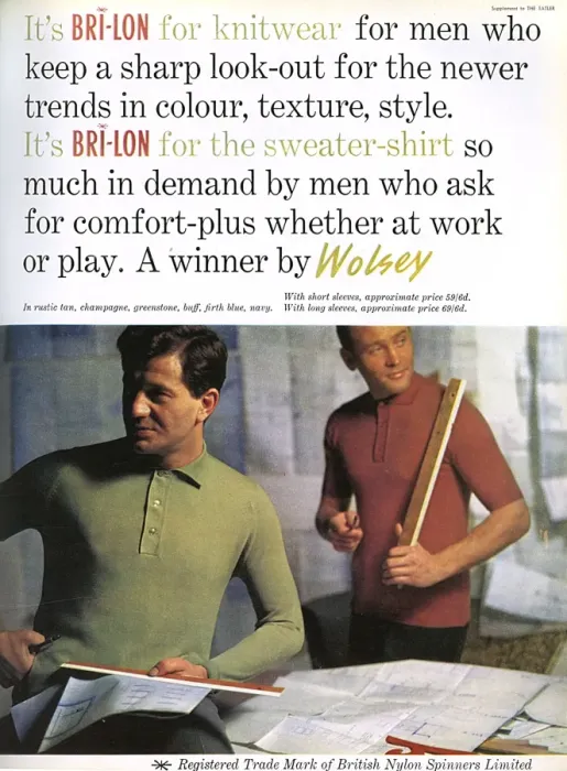 Framed Print : Advertisement for Bri-Lon Knitwear by Wolsey Framed Print : Advertisement for Bri-Lon Knitwear by Wolsey