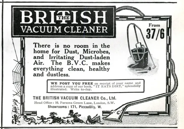 Framed Print : Advert for The British Vacuum cleaner 1912
