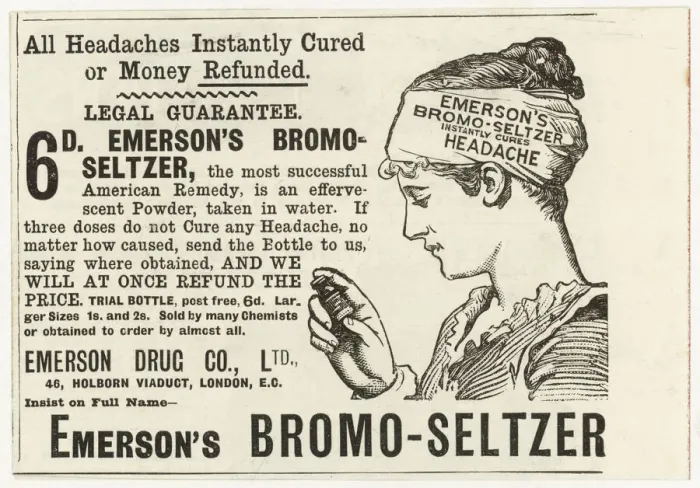 Framed Print : Advert / Bromo-Seltzer Framed Print : Advert / Bromo-Seltzer