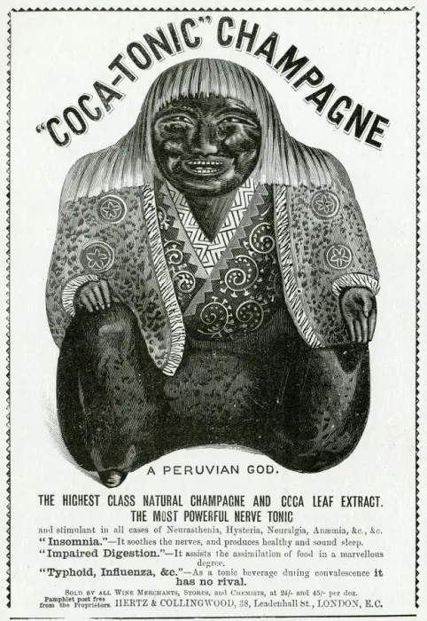 Framed Print : Advert for Coca-tonic, Champagne - nerve tonic 1897 Framed Print : Advert for Coca-tonic, Champagne - nerve tonic 1897