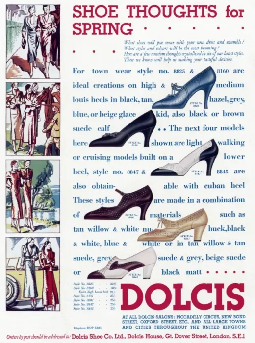 Framed Print : Advert for Dolcis shoes 1933 Framed Print : Advert for Dolcis shoes 1933