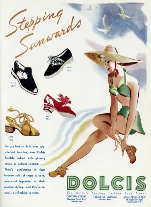 Framed Print : Advert for Dolcis shoes 1939 Framed Print : Advert for Dolcis shoes 1939