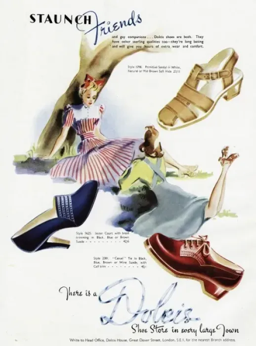 Framed Print : Advert for Dolcis shoes 1941 Framed Print : Advert for Dolcis shoes 1941