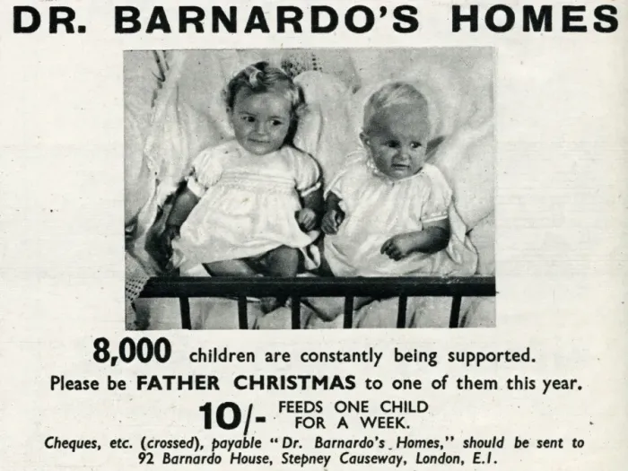 Framed Print : Advert for Dr. Barnardos homes 1944