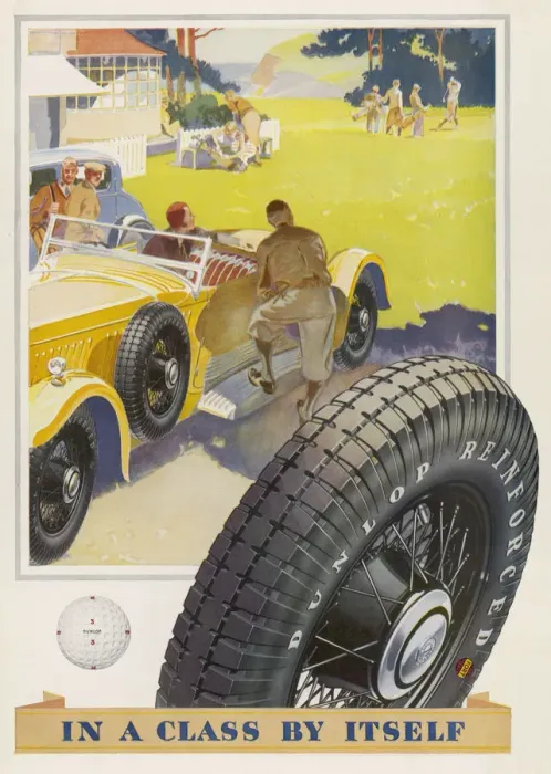 Framed Print : ADVERT / DUNLOP TYRES 1931 Framed Print : ADVERT / DUNLOP TYRES 1931