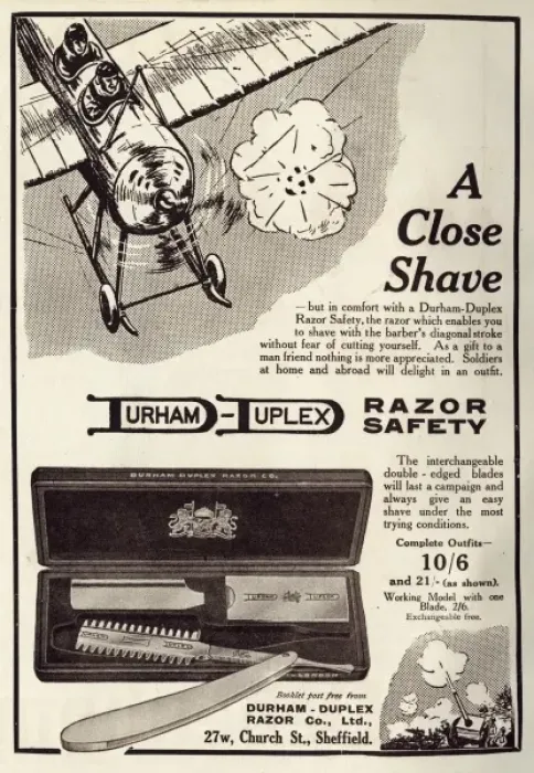 Framed Print : Advert for Durham Duplex Safety Razor 1914 Framed Print : Advert for Durham Duplex Safety Razor 1914