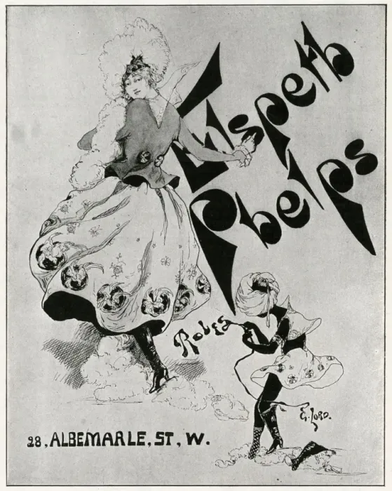 Framed Print : Advertisement for Elspeth Phelps, WW1 fashion Framed Print : Advertisement for Elspeth Phelps, WW1 fashion