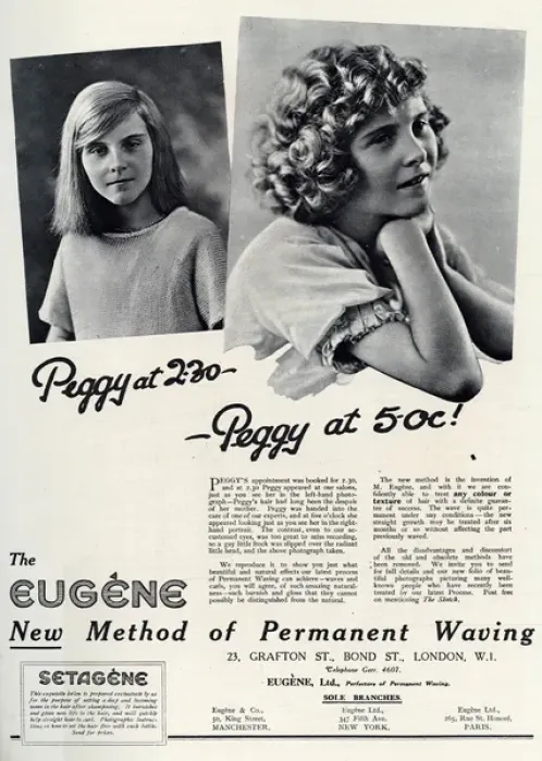 Framed Print : Advert for Eugene permanant hair waving 1922 Framed Print : Advert for Eugene permanant hair waving 1922