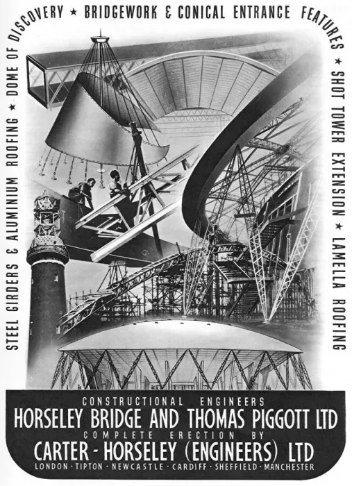 Framed Print : Advert for Festival of Britain constructional engineers Framed Print : Advert for Festival of Britain constructional engineers