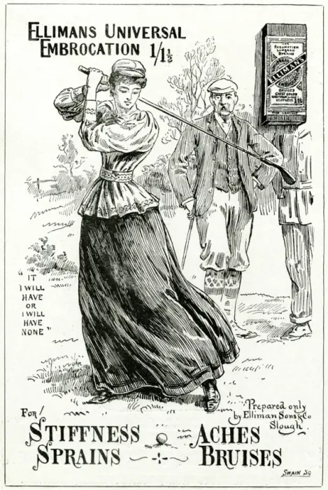 Framed Print : Advert for for Ellimans Universal Embrocation 1897 Framed Print : Advert for for Ellimans Universal Embrocation 1897