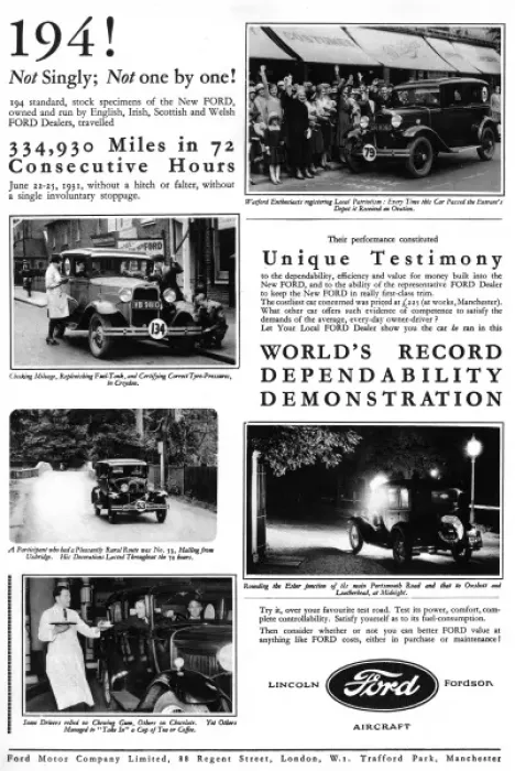 Framed Print : Advertisement for Ford motor cars Framed Print : Advertisement for Ford motor cars