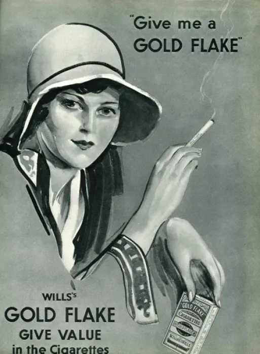 Framed Print : Advert for Gold Flake Cigarettes Framed Print : Advert for Gold Flake Cigarettes