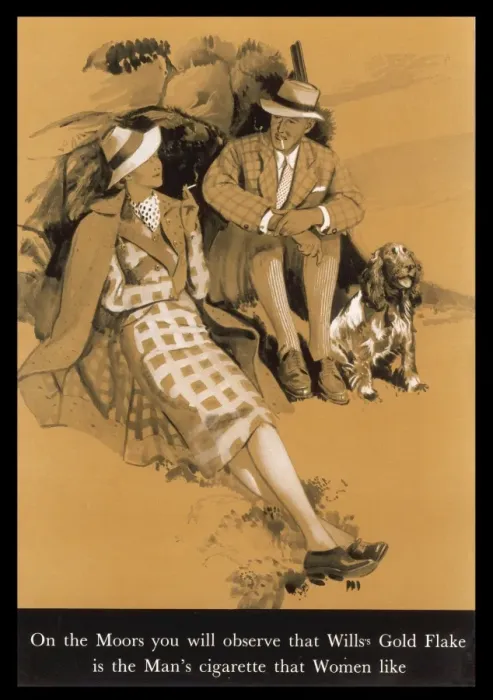 Framed Print : Advert  /  Gold Flake Cigs