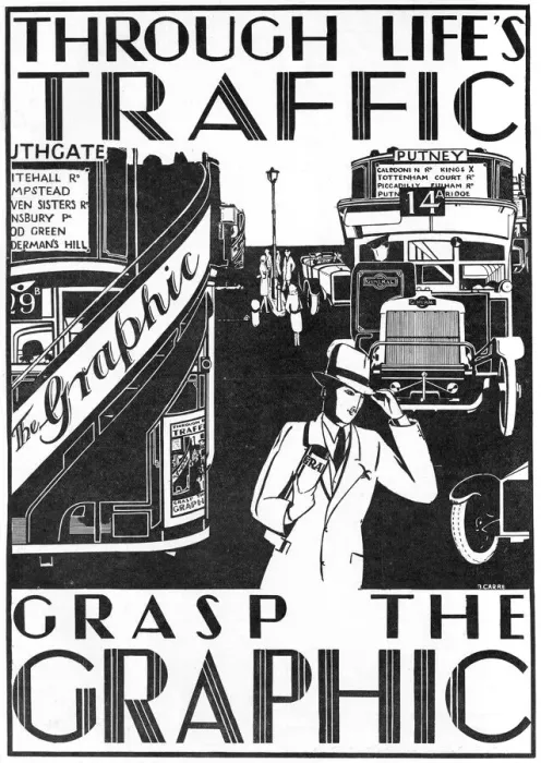 Framed Print : Advertisement for The Graphic Framed Print : Advertisement for The Graphic