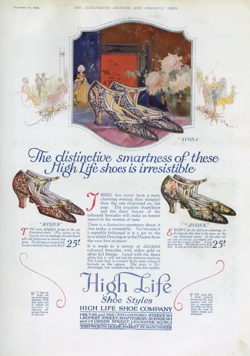 Framed Print : Advertisement for High Life Shoe Company Framed Print : Advertisement for High Life Shoe Company