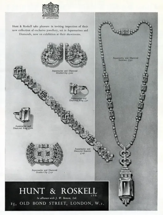 Framed Print : Advert for Hunt & Roskell jewellery Framed Print : Advert for Hunt & Roskell jewellery