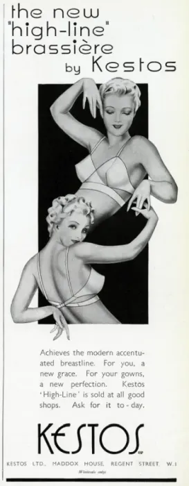 Framed Print : Advert for Kestos lingerie 1939 Framed Print : Advert for Kestos lingerie 1939