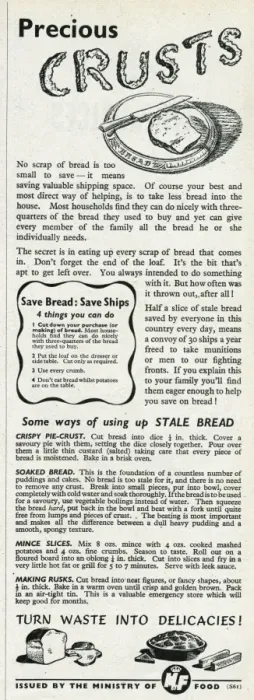 Framed Print : Advert for the Ministry of Food 1943 Framed Print : Advert for the Ministry of Food 1943