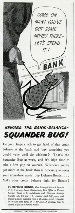 Framed Print : Advert from the National Savings Committee 1943 Framed Print : Advert from the National Savings Committee 1943
