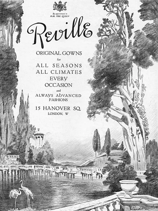Framed Print : Advertisement for Reville, 1920s fashion Framed Print : Advertisement for Reville, 1920s fashion