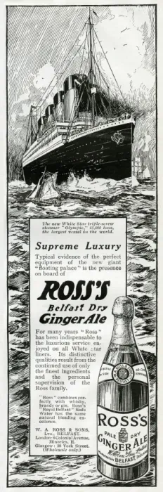 Framed Print : Advert for Rosss Belfast Ginger Ale 1911 Framed Print : Advert for Rosss Belfast Ginger Ale 1911
