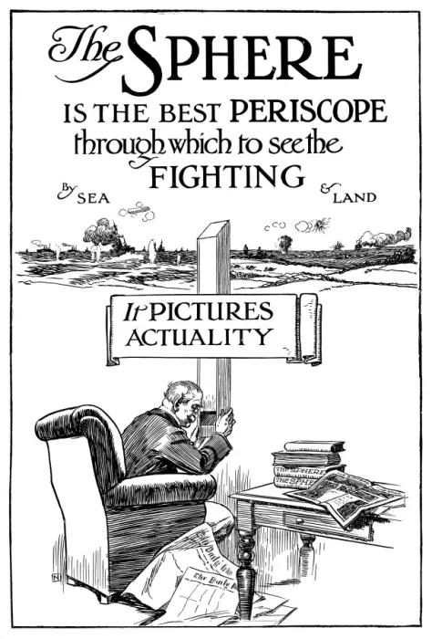 Framed Print : Advertisement for The Sphere magazine, WW1 Framed Print : Advertisement for The Sphere magazine, WW1