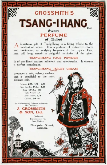 Framed Print : Advert for Tsang-Ihang perfume 1923