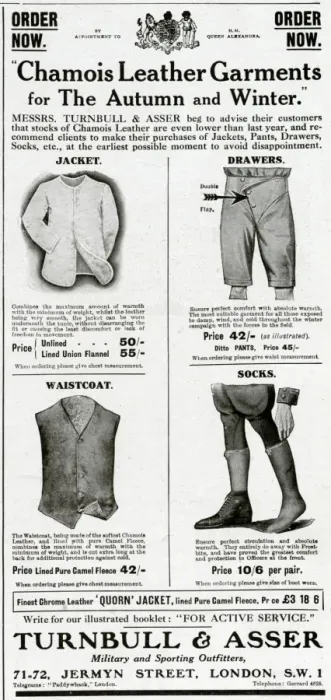 Framed Print : Advert for Turnbull and Asser garments 1918 Framed Print : Advert for Turnbull and Asser garments 1918