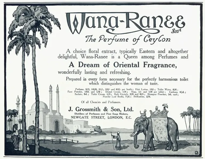 Framed Print : Advert for Wana Ranee - Oriental Fragrance 1920 Framed Print : Advert for Wana Ranee - Oriental Fragrance 1920