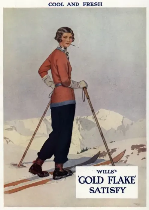 Framed Print : Advert for Wills Gold Flake cigarettes Framed Print : Advert for Wills Gold Flake cigarettes