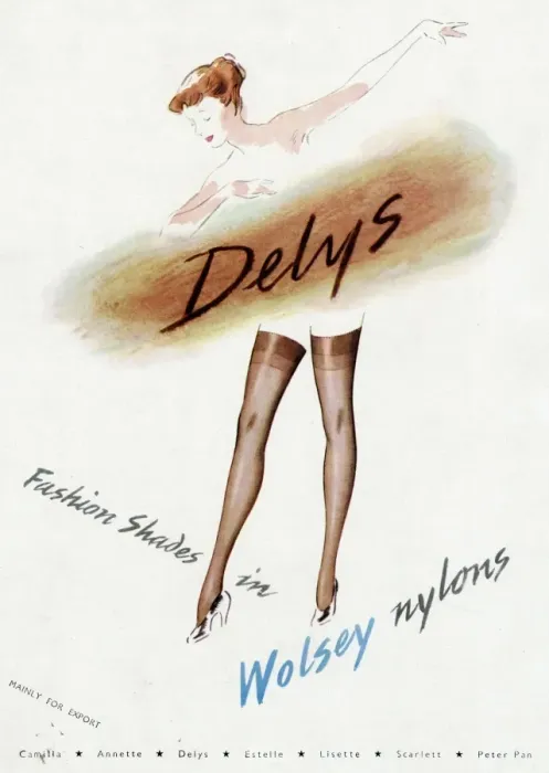 Framed Print : Advert for Wolsey Nylons 1951 Framed Print : Advert for Wolsey Nylons 1951