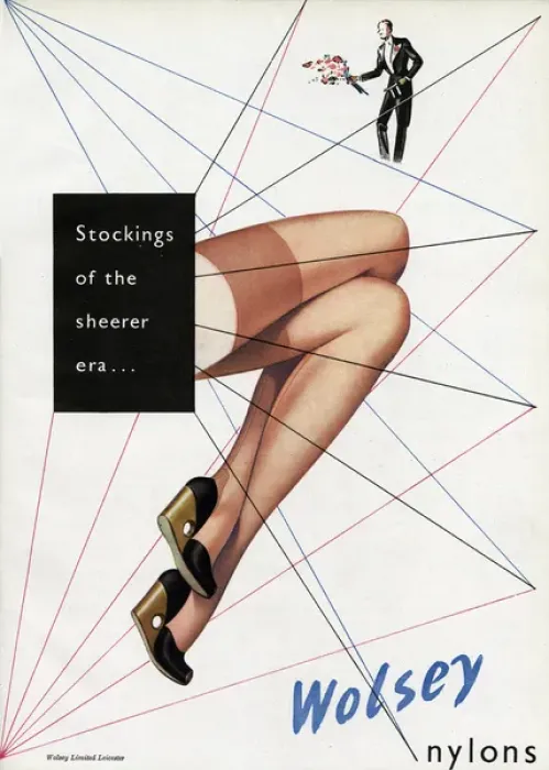 Framed Print : Advert for Wolsey nylons Framed Print : Advert for Wolsey nylons