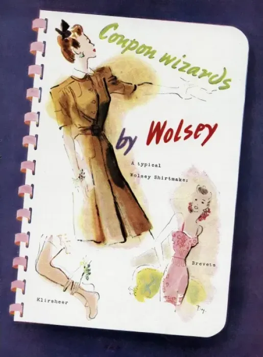 Framed Print : Advert for Wolsey womens clothing 1943 Framed Print : Advert for Wolsey womens clothing 1943