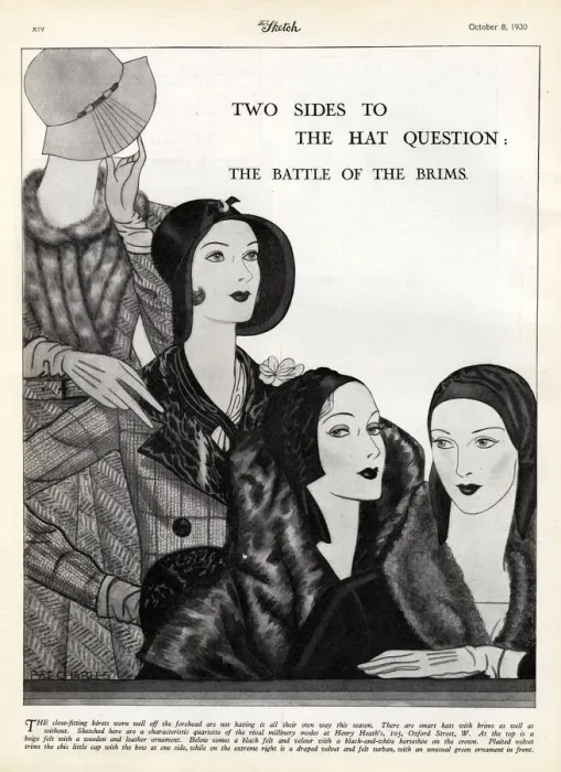Framed Print : Advert for womens hats from Henry Heath, London Framed Print : Advert for womens hats from Henry Heath, London